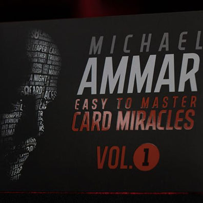 Easy to Master Card Miracles (Gimmicks and Online Instruction) Volume 1 by Michael Ammar - Trick